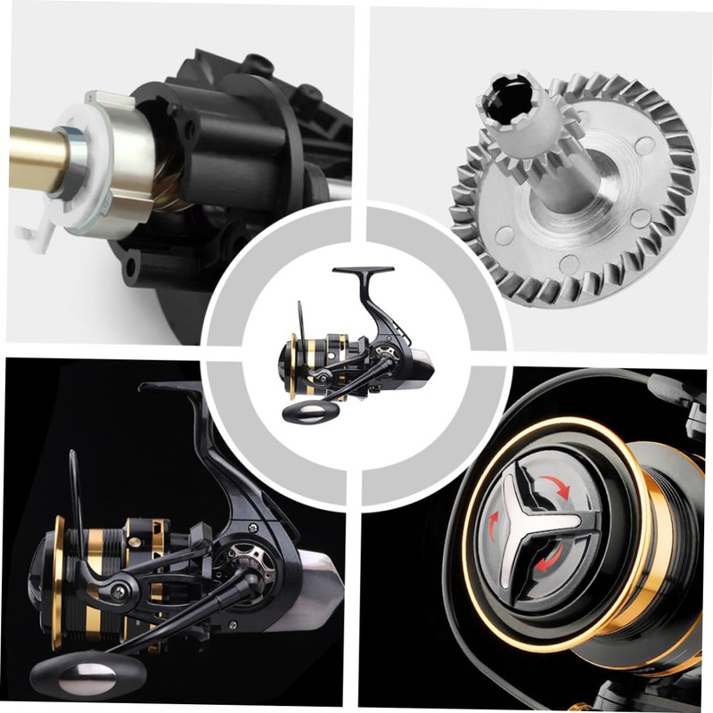 Sosoport Far Round Metal Fishing Reel 4.9:1 Gear Ratio 13