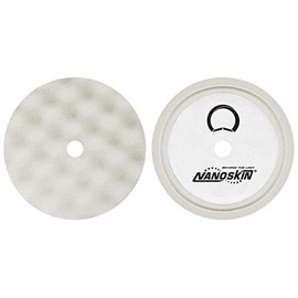 Nanoskin 8" Speedy Waffle Foam Buffing Pad - Removes Surface Defects on Cars, Trucks, RVs, Boats & More | Recessed Loop Backing | Use with Rotary Polisher | Designed for Even Pressure Distribution