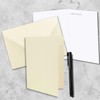 10 x Folding Cards Set DIN A5 Vanilla with Envelopes