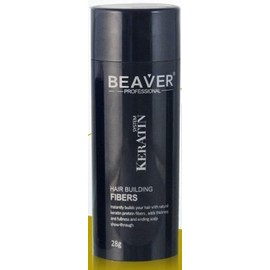 Beaver KERATIN Hair Building Fibres Hair Loss Concealer 28g LIGHT BROWN (Beaver Fibres) by Beaver