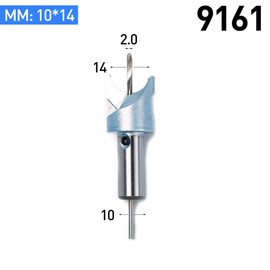 HUHAO Carbide Spherical Buddha Beads Woodworking Tools 10mm Shank 14mm Cut Dia Coated Cutter Drill Bit