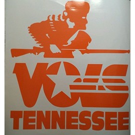Tennessee Volunteers Rifleman Cornhole Board Decals - Vinyl Cornhole Decals