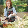 Gardening Apron with Pockets Water Resistant Washable Oxford Cloth Work