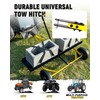 BlumeTrec Tow Behind Dethatcher, Pull Behind Lawn Dethatcher with Spring
