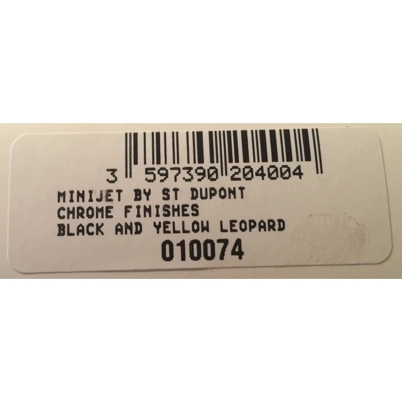 Dupont S.T. Dupont MiniJet Torch Flame Lighter, Yellow Leopard, 10074,