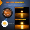 Nilight 3/4Inch Round Marker Light 10PCS Amber LED Turn Signals