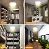 2-Pack 20W Motion Sensor Ceiling Lights Hard-Wired, 9Inch Indoor Motion
