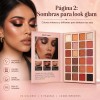5 En 1 Paleta Sombras, Gloss, Iluminador, Rubor Y Contorno