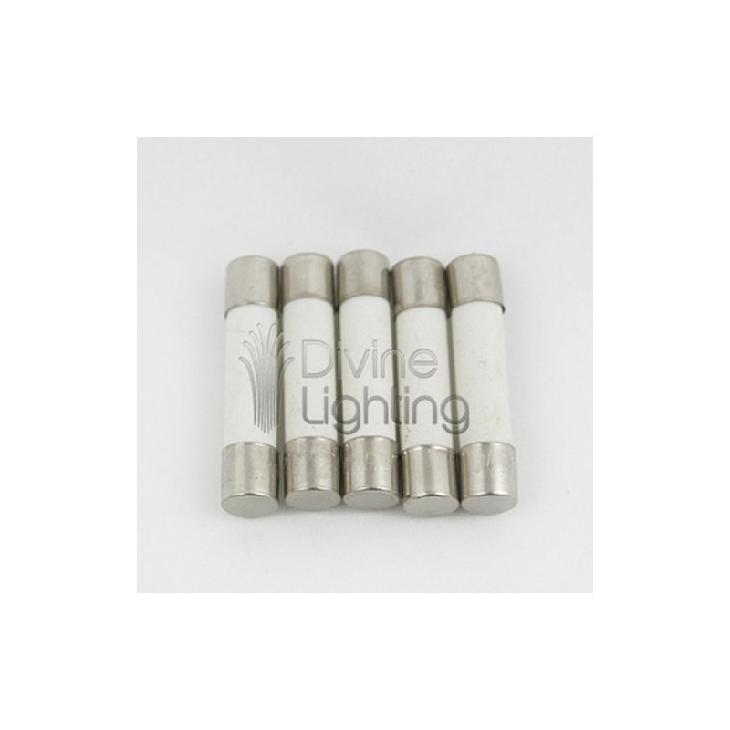 5 Qty. MDA 15A Slow-Blow Ceramic Fuse 15 Amp 250v