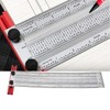 T Rule Stainless Steel Silver Scribing Ruler Woodworking Measuring Tool