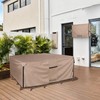 ULTCOVER Rectangular Patio Heavy Duty Table Cover - 600D Tough