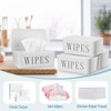 Singhoow 4 Pack Baby Wipes Dispenser Refillable Wipe Holder with