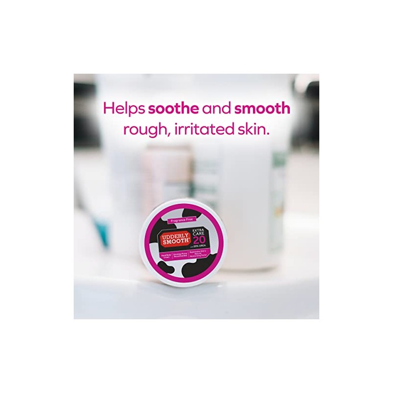 Udderly Smooth Extra Care Cream with 20% Urea, Replenishing, 8