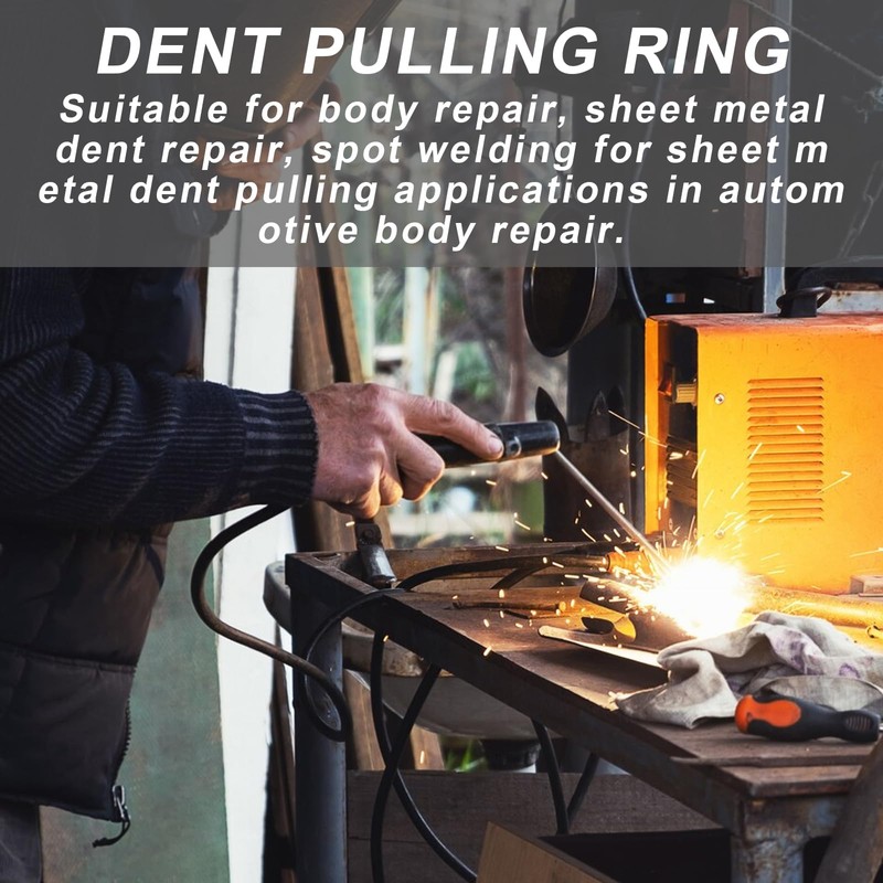 100PCS Dent Pulling Rings, Dent Pulling Puller Rings Triangle OT