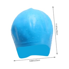 2Sets Silicone Hair Dye Caps for Home Hair Coloring Highlighting Tinting Practical Hair Dyeing Tool for Easy Pull Through for DIY Hair