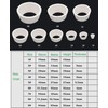 9 Packs Filter Adapter Cones, Premium & Durable Tapered Collar