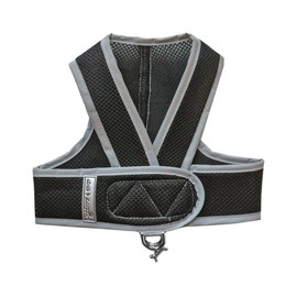 Cloak & Dawggie Mesh Step-N-Go Small Dog Harness Step In Teacup to 25 LBS. Vest Easy On Adjustable. XXXS Xsmall Toy Puppies to Medium. Reflective Soft Walking Doggy Wrap Vest (7200 - (T4 - XXS) Black)