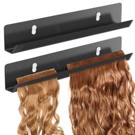 Hair Extension Holder For Styling Suction Cups, Metal Hair Extension Display Stand,Hair Extension Display Hair Hanger Tool,Hair Extension Holder For Washing/Styling/Colouring/Drying/Braiding