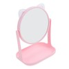PACKOVE Rotating Cat Ear Desktop Makeup Mirror Clear Cosmetic Vanity