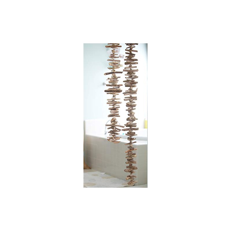 Natural Weathered Drift Wood Garland Decor (6ft)