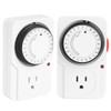 Mechanical Timer Socket 24‑Hour Cycle Timing Controller Socket Home Supplies