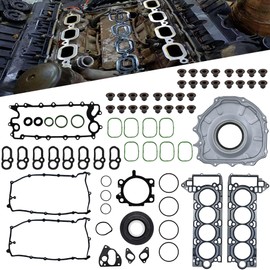 Shtuomoland Engine Cylinder Head Gasket Set AJ133 Fits for Jaguar XJ XF/XFR/XFR-S 2010-2016 for Land Rover LR4 Range Rover 5.0L V8 2010-2020 Replace LR105293 LR105294 AJ813952