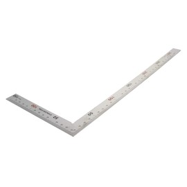 Smgda 11.8 inches (30 cm) 90 Degree Stainless Steel Curving Scale L-Shaped Ruler Angle Measuring Ideal for Woodworking, Cutting, Drafting, DIY