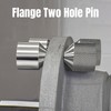CNWZYMX 4 Pcs Stainless Steel Flange Two Hole Pins Set