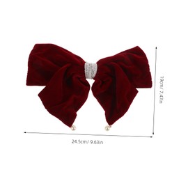 BESPORTBLE Large Bowknot Hair Clips for Women Elegant Decorative Hair Bows with Strong Hold Versatile Accessories for Weddings Parties and Everyday Styling