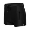 Men's Swim Shorts with Zippered Pockets,Men's Swim Trunks with high