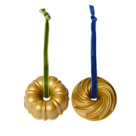 Nordic Ware Bundt Ornament Set, Gold, 2-Pieces