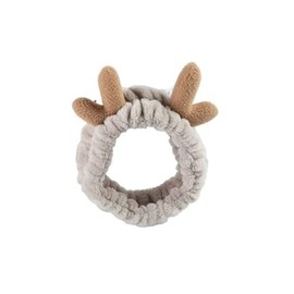 ZHOUMEIWENSP Christmas Headbands Reindeer Antler Wash Headband for Women Girls SPA Skin Care Hairlace Cosplay Headband Costume Soft Facial Hair Band Head Wrap Makeup Washing Hair Accessories