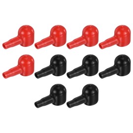 MECCANIXITY Battery Terminal Cover, 4 Pcs Battery Terminal Protector Truck Battery Terminal Cover Positive Negative Poles Stud Covers L4-11-38mm for Car Accessories Truck Marine Boat