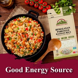 Himalayan Chef - Himalayan Parboiled Basmati Rice, Healthy & Extra Long Grain - 10 lbs