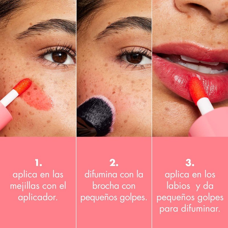 e.l.f. Cosmetics Sheer For It Rubor Líquido Traslúcido Ciruela Profunda