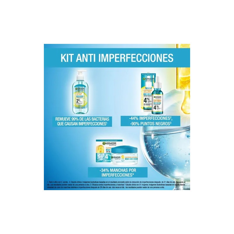Kit Garnier Express Anti Imperfecciones Para Piel Grasa 3pzs