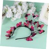 VICASKY Rosy Butterfly Hair Band for Women Lightweight Creative Headwrap