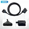 AMHTDOL OBD2 16 Pin to 10 Pin Diagnoatic Cable Adapter,Compliant
