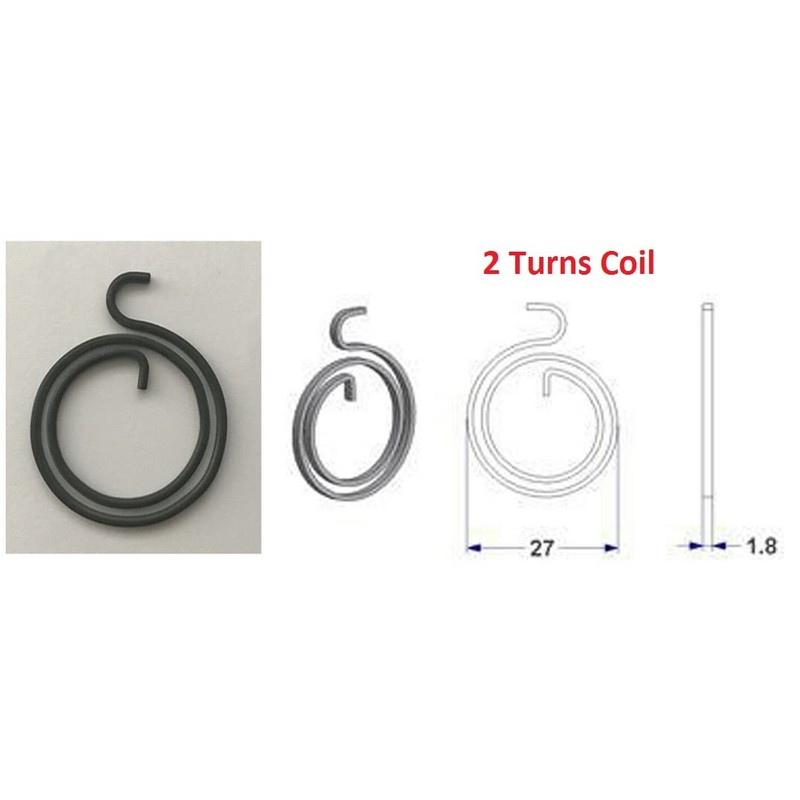 Spring Replacement for Door Handles Internal Coil Repair Circlip Lever