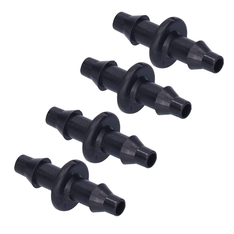 Deror 100pcs 4/7 Hose Connector 2 Way Watering Drip Connector