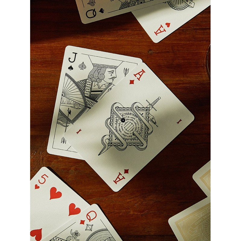 MISC Goods Ivory Playing Cards Printed by USPCC