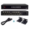 Ultrapoe 8 Channel Passive Balun,DC12V 10A 120W,Video Receiver HUB for