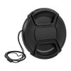Fotodiox Inner Pinch Lens Cap, Lens Cover with Cap Keeper,