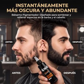 Blsamo Negro Lquido 4x4 Profesional- Pigmento Profesional para Cabello y Barba, Listo para Aergrafo, Larga Durabilidad (135 ml)                       