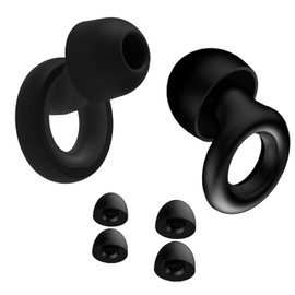 AOOTUERL Ohrstöpsel zum Schlafen, 3 Paar Gehörschutz Ohrstöpsel, Wiederverwendbare und Waschbare Silikon Ohrstöpsel, High-Fidelity-Gehörschutz, für Schlafen Schnarchen Arbeiten Lernen