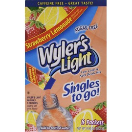 Wyler's Light Singles to Go! Strawberry Lemonade 8 Ct Box