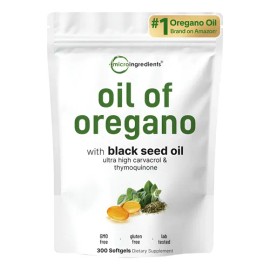 Aceite De Orégano 300 Cápsulas Blandas  Oregano Oil Softgels, 300 Count                                                                               