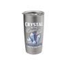 Crystals Because Roses Die Rockhounding Rockhounds Stainless Steel Insulated Tumbler