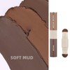 Eyebrow Stencil Stamp Set, Two-Tone Waterproof Eyebrow Powder Kit, Long