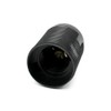 Socket E27 Black with Threaded Sheath and Cap Fine Thread